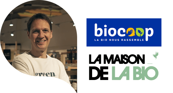 Pierrick de Ronne, président Biocoop et Maison de la Bio